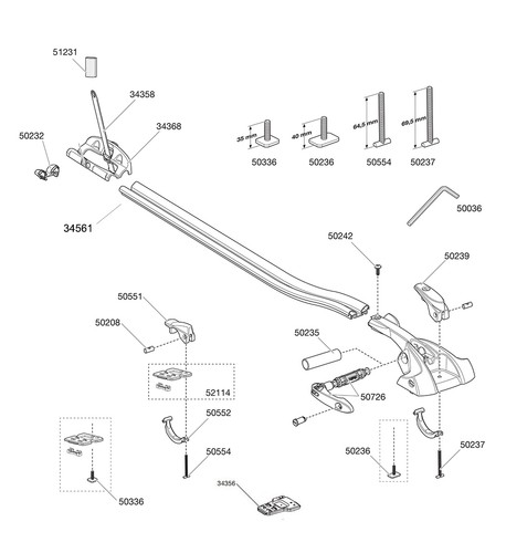 Thule outride 561 - thule, mounted